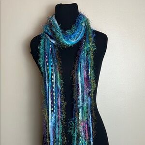 Colorful Fringe Scarf